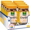 Generic Mini Crackers Mix 350g Snack Salato Croccante Assortito Barattolo Snack Aperitivo Variazioni 4/8/12 Confezioni (8 PEZZI)