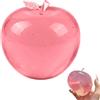 Junjie Pink Apple Squishy - Palla antistress realistica a forma di arachidi, giocattolo divertente e morbido, per alleviare lo stress, rilassarsi e aumentare la concentrazione (B)