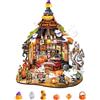 Rolife Casa delle Bambole in Legno Casa Incantata di Dolci | Casa in Miniatura Fantasmagorico per Halloween Kit di Modellismo Decorazioni per la Casa Regali Creativi per Halloween