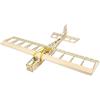Stineng R03 STICK-06 Aeroplano, apertura alare 580 mm, legno di balsa, aereo elettrico fai da te, versione aereo RC, smontato, durevole, singolo