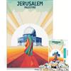 JIANGENNF Puzzle da 1000 pezzi per adolescenti poster della Madre Palestina giocattolo fai-da-te migliora la memoria collezione d'artista belle arti 38x26cm