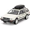 TGRCM-CZ Santana Variant Wagon 1/32, in lega di zinco, modello di auto con suono e luce, per collezionisti e bambini dai 3 anni in su, regalo di compleanno (bianco)