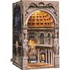 MiniCity Book Nook Kit fai da te, casa in miniatura con LED, puzzle 3D per adulti, mini casa delle bambole come libreria, libreria in miniatura, kit creativo per adulti, regalo per adulti (Pantheon)