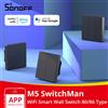 SONOFF Interruttore a parete intelligente SONOFF M5 Matter 80/86 Type SwitchMan WIFI con pulsante e telaio R5, telecomando per Alexa e Google Home
