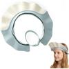 SLIAXINT Cuffia doccia bambino, visiera shampoo bambini silicone regolabile 35-60 cm
