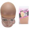 GMGQJST Testa Per Parrucca Top Stocking Wig Cap Hair Net For Weave 10pcs Hair Wig Nets Black Brown Stretch Mesh Wig Cap For Making Parrucche Size Free(Skin)