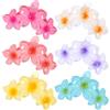 Huiguli Pinze per Capelli, 8 Pezzi Fermagli Capelli Donna, Fiore Pinze Capelli Moda, Antiscivolo Mollettone Capelli Donna, Accessori Capelli per Acconciature per Donne e Ragazze (B)