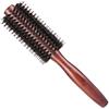 Bodiiwuliu Spazzola rotonda per asciugatura, spazzola per capelli tonda in setole di cinghiale, setole in nylon a rullo per frange, capelli sottili, arricciatura, asciugatura, acconciatura, riccio)