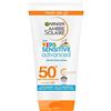 Garnier Ambre Solaire Crema Solare Viso e Corpo, SPF 50 Resisto, 50 ml [Versione Inglese]