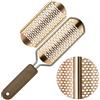 Alaoo Lima Professionale Per Piedi, Raspa In Acciaio Inox Piede, Rimozione Calli, Pelle Morta E Talloni Screpolati (Oro Rosa)