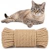 TLDBATICE Corda Sisal Tiragraffi, 6mm x 15m, Corda Ricambio Naturale