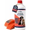 PEARSON Olio di Salmone per Cani e Gatti 500ML, 100% Puro Naturale, Olio di Pesce Ricco di Omega 3 6 9 con EPA e DHA, Fonte Naturale di Vitamine per Cani, per Pelo, Pelle e Sistema Immunitario