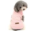 Ranphy, camicia a righe per cani di piccola taglia, in cotone
