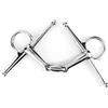 TopHomer - Armatura a tre sezioni, in acciaio INOX, 135 mm, a rullo rotativo a forma di cavalli, altezza su entrambi i lati, 180 mm