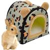 Wisylizv Casa Per Criceti - 10,24 Pollici Mini Cavia Letto | Cuccia Morbida Con Rimovibile | Tana Confortevole Per Criceti, Porcellini Dindia, Conigli, Ricci, Furetti E Petauri