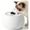 Colexy Fontanella per Gatti in Ceramica Carino, 1L Distributore d'Acqua per Gattis, Fontanella per Gani con Sistema di Filtraggio a 5 Stadi, Distributore automatico Ultra Silenziosa per Gatti e Cani