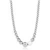 Brosway Collana Donna, Collana in Acciaio e Perle | Collezione Perfect - BPC01