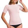 MEETWEE Camicie da Donna T-Shirt a Maniche Corte Atletico Casual Top Quick Dry UPF 50+, Protezione dai Raggi UV Corsa Nuoto Surf Allenamento Yoga Sun Tee Shirt, Rashguards