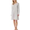 Schiesser Casual Essentials Camicia da Notte, Grigio Argento-Mel_181745, 54 Donna