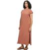 Urban Classics Abito da Donna Lungo Allungato, Terracotta, S