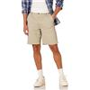 Amazon Essentials Uomo Pantaloncini Chino 100% Cotone Vestibilità Classica da 23cm