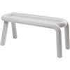 Moustache - Panca imbottita Bold - Grigio - Espanso - Designer Big Game