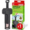 SWISSINNO Trappola Arvicola PRO SuperCat - Trappola a Scatto da Tunnel per Arvicole & Topi Campestri, Scatto Sensibile, Montaggio Facile, Cattura Roditori Riutilizzabile per Giardino - 1 Pezzo
