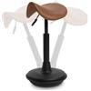 Wobblez Sgabello ergonomico da ufficio | Sgabello oscillante per la schiena regolabile in altezza da 43 a 63 cm per una scrivania normale | Sgabello da ufficio ergonomico