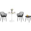 DazzlerE Tavolo bistrot con 2 sedie, piccolo tavolo da pranzo con 2 sedie