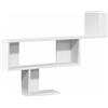 Generico Scaffale a Parete Bianco 100x15x70 cm in Legno Multistrato,Mobili,Scaffalature,Scaffali e mensole per pareti,Bianco,7.2 kg,853191