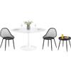 DazzlerE Set da pranzo con 2 sedie, tavolo bistrot con 2 sedie