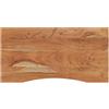 Generico Piano Scrivania 120x60x2,5cm Rettangolare Legno Massello Acacia,Mobili,Accessori per tavoli,Piani per tavoli,Marrone,15.36 kg,370173