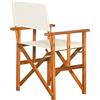 Cervaline Sedie da Regista 2 pz in Legno Massello di Acacia,Mobili,Mobili da Giardino,Mobili e sedie da Giardino,Sedie da Giardino,9 kg -45946