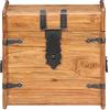 Generico Baule 40x40x40 cm in Legno Massello di Acacia,Mobili,Armadietti e portaoggetti,Bauli e cassapanche,Marrone,13.5 kg,289647