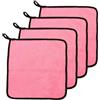 CRAFTHROU Panno Pulizia per Stecca Biliardo 4 Pezzi in Coral Fleece | Rimuove Polvere e Olio, Non Danneggia L'asta, Regalo per Amici Appassionati di Biliardo