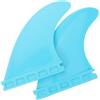 ifundom Pinna per Tavola da Surf, Pinna di Coda per Surfboard, in Nailon e Fibra Blu, per Mantenere Presa e Trazione, Accessorio per Tavola da Surf Gonfiabile e SUP