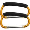 Totority Ganci per Scarpe da Pattinaggio Portaganci Leggeri e Compatti 2 Pezzi in Lega di Alluminio Resistente per Pattinaggio Outdoor, Adatti a Sci e Snowboard