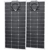 TPTAWF Kit Pannello Solare 800W | Pannello Solare RV Monocristallino Flessibile 2x400W | per Batteria 12V/24V | ETFE Semiflessibile