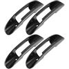 ULTECHNOVO 4 Set Fibbia per Pagaia Vite Clip per Pagaia Fissa Lega e Plastica Nero per Kayak e Canoa