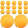 Healeved 60 Palline Pingpong da Pratica, Palline Tennis Tavolo Elastiche in Plastica ABS con Foro e Tappo in Silicone, Gialle, per Allenamento in Tavolo Tennis, 27 mm, Confezione da 60