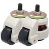 NBMfdSRY Ruote, Confezione Da 2 Ruote Girevoli In Nylon Regolabili for Macchinari E Attrezzature Pesanti
