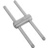 Luxshiny Pressa Compressione Inossidabile Biliardo Punta da Stecca per Acciaio in Strumento di Sagomatore per Punta 14mm, Argento, per Biliardo e Snooker