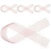 USHOBE 4 Pezzi Fascia Elastica Rosa per Scarpe da Ballo Punta Supporto Extra e Stabilità Migliorata, per Allenamento e Pratica Quotidiana di Danza Classica