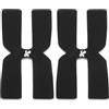 ULTECHNOVO 2 Pezzi Racchetta da Tennis Peso e Bilanciamento Striscia di Peso per Racchetta in Silicone Nero 3g e Paddle Pickleball Allenamento Equilibrio