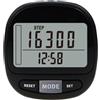 PQLXJJYUR Contapassi LCD Multifunzionale Calorie Contachilometri Pedometro Da Passeggio Tasca Digitale Clip Mini Accessorio Corsa Preciso E Facile Da Leggere