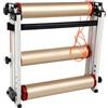 Stylebest Rulli per Bici Attrezzatura da Fitness per Interni per Biciclette da Montagna e da Strada, Struttura Resistente in Alluminio e ABS, Guida Silenziosa, Dimensioni Regolabili 130x52 Cm