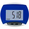 PQLXJJYUR Contapassi Elettronico Fitness Digitale Contatore Di Calorie Con Movimento A Passi Impermeabile For Correre E Camminare Preciso E Facile Da Leggere(Blue)