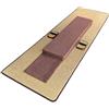 Lilihuimaoyi Kit Meditazione Tappetino e Cuscino - Vegetale - per, Caffè, Tappetino in rattan 80X250cm