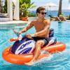 Homaskylynn 2-in-1 Shark Inflatable Jet Water Ski Ride-On Pool Floatie Water Soaker