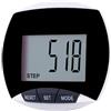 PQLXJJYUR Contapassi A Clip Funzionamento Semplice For Camminata E Corsa Con Calorie Bruciate Conteggio Dei Passi Preciso E Facile Da Leggere(Black)